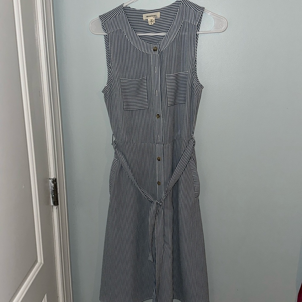 Cute seersucker dress!